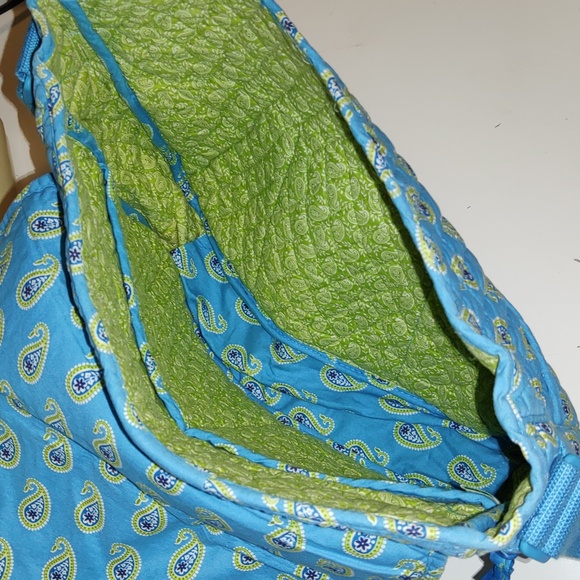 Vintage Vera Bradley Bermuda Blue messenger bag - Picture 4 of 5